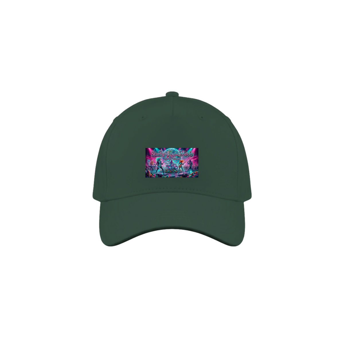 Green cap with the logo on the front, "Starlight Pulse Melody" album cover.